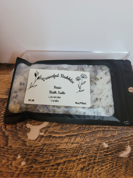 Lavender & Vanilla Bath Salts